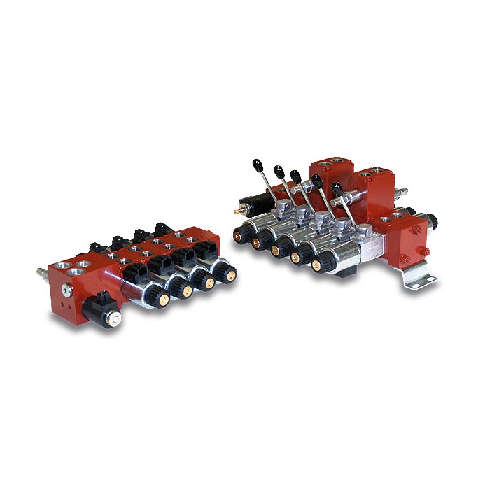 Directional control valves with direct acting solenoid